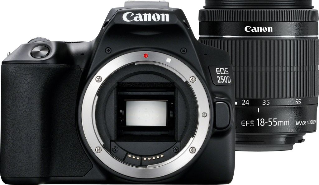 Canon EOS 250D + EF-S 18-55mm f/4-5.6 IS STM, 24,1 MP, 6000 Obrázok produktu 