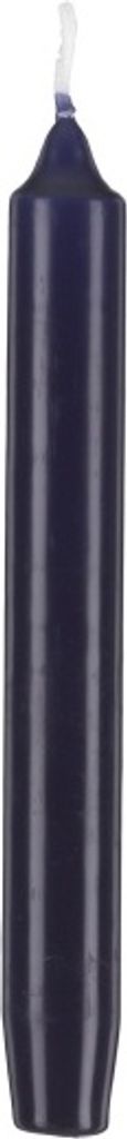 Leuchterkerzen, Tafelkerzen, Haushaltskerzen Nachblau Dunkelblau, 250 x Ø 25 mm, 12 Stück