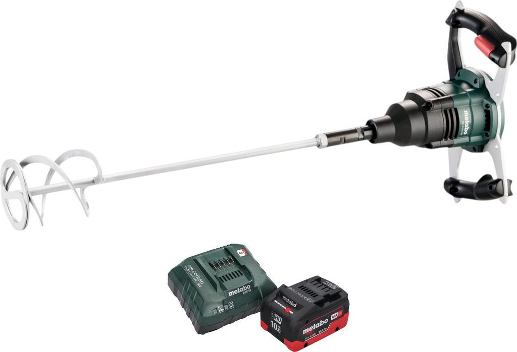 Metabo RW 18 LTX 120 Akku Rührwerk 18 V 40 l Mischmenge 1x LiHD Akku 10,0 Ah + Ladegerät