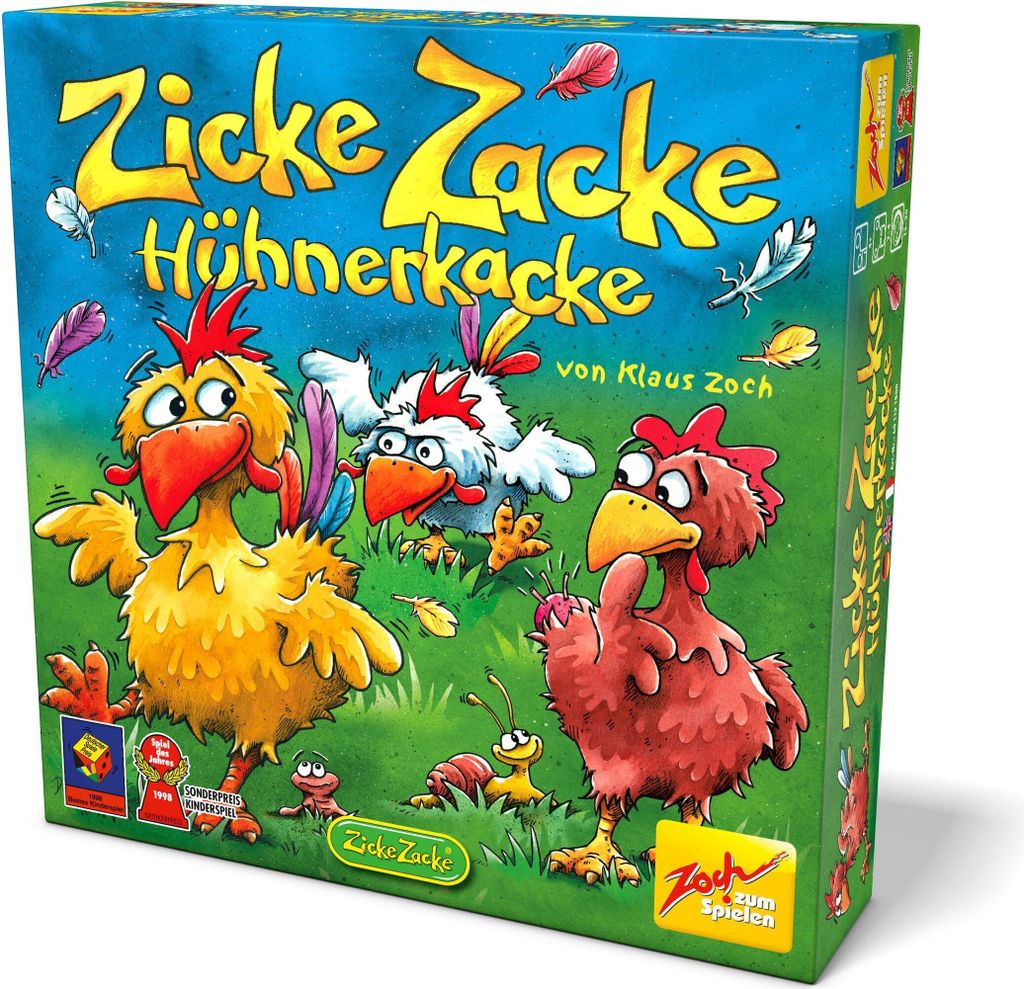 Noris Zoch Zicke Zacke Hühnerkacke für 2-4 Spieler; Produktbild 