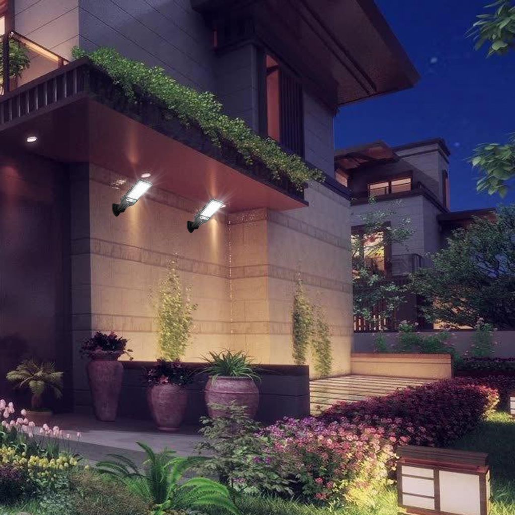 2 Stück Außen LED Solar Lampe Garten Straßenleuchte 3 Produktbild 7