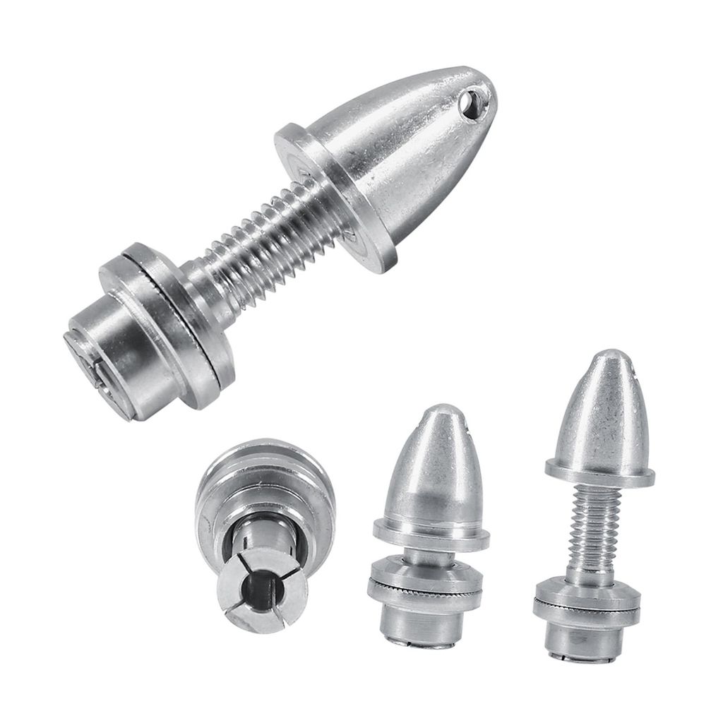 Haltbarer Aluminium RC -Flugzeugflugzeugspinner, Propelleradapter, hellgrau für bürstenlose Motoren Modell Peed Controller
