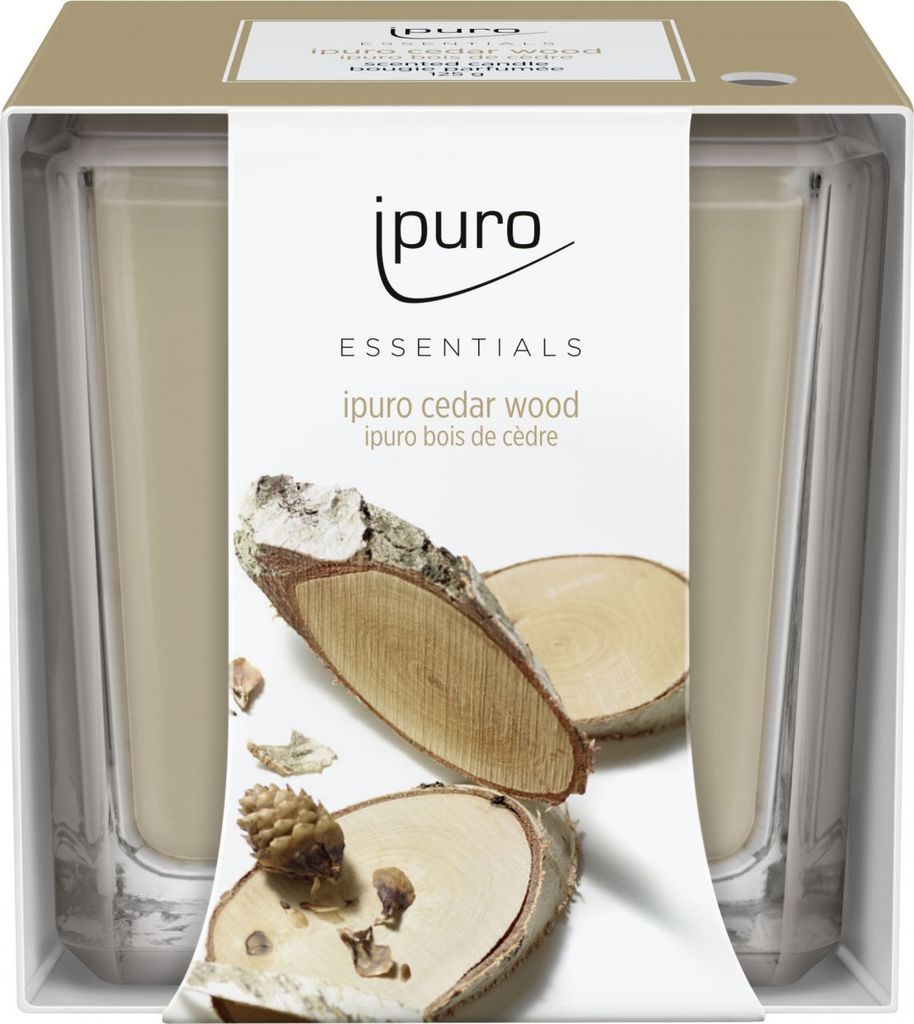 ipuro ESSENTIALS cedar wood, Quadratisch, Braun, Produktbild 