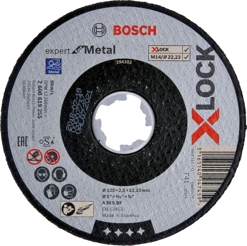 Bosc X-LOCK Trennsch. 125X1,6mm EfM ger. | 2608619254 Image du produit 