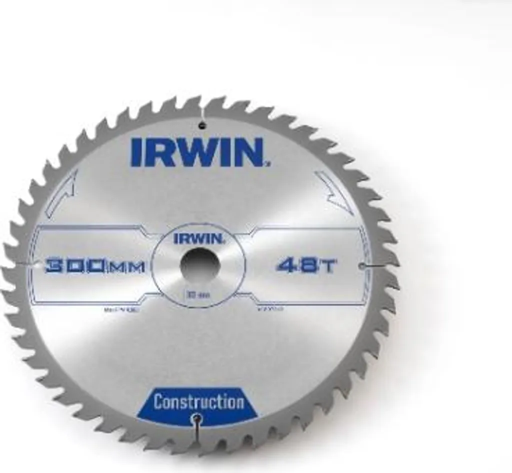 Scie circulaire lame Irwin IR CSB denture alternée pour établi