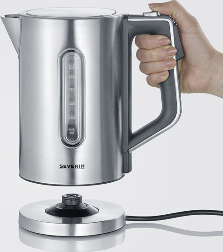Severin WK 3418 Wasserkocher edelstahl Produktbild 