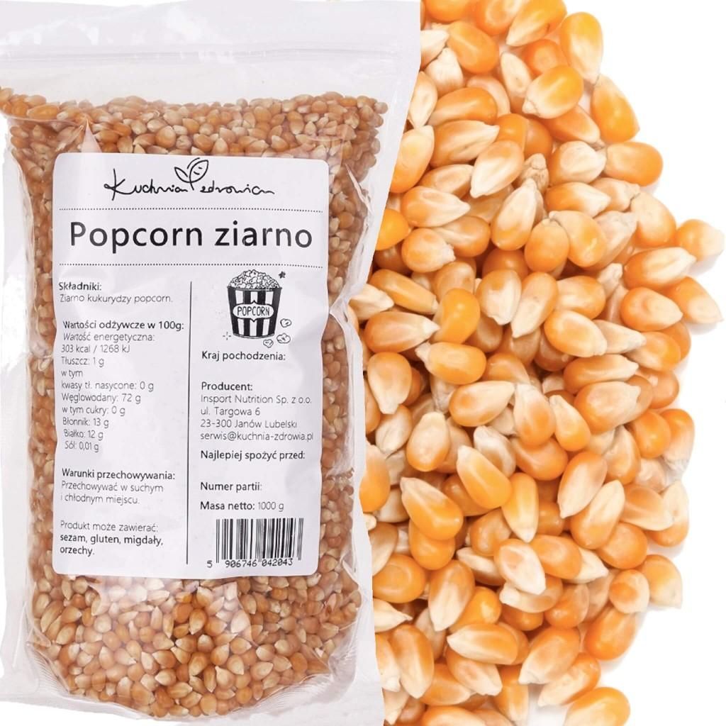Popcornmaïs, 1 kg - Gemakkelijk te bereiden, veelzijdig Productafbeelding 