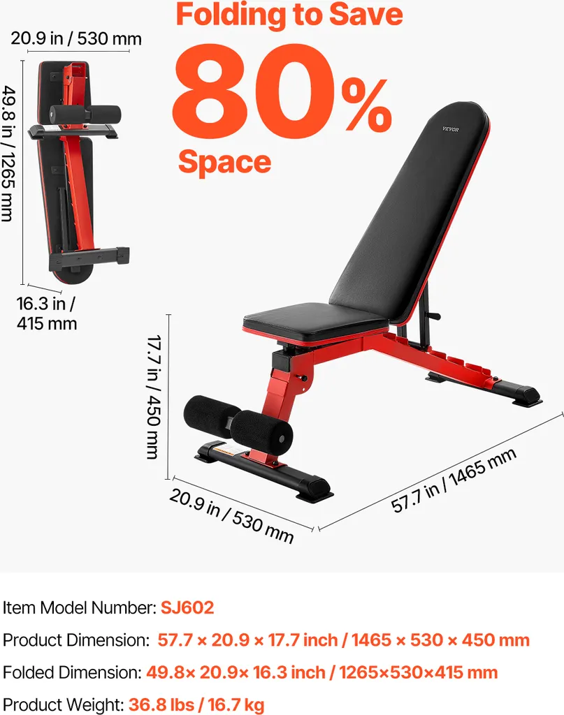 Banc de musculation stable et robuste 544 kg - Finis les bancs instables