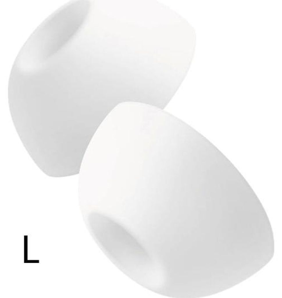 Silikon-Ohrstöpsel Größe L für AirPods Pro 3, Fixed Plugs, 2er-Set, Weiß. 2 sets