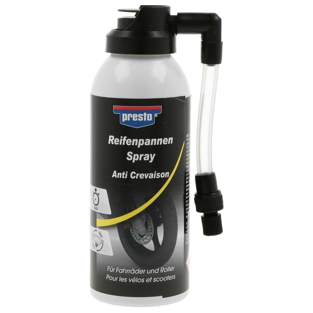 presto Reifenpannenspray, braun, 150 ml Produktbild 