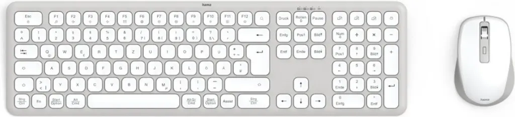 Ensemble sans Fil Hama WKM-550 pour Télétravail et Usage Multi-Écrans