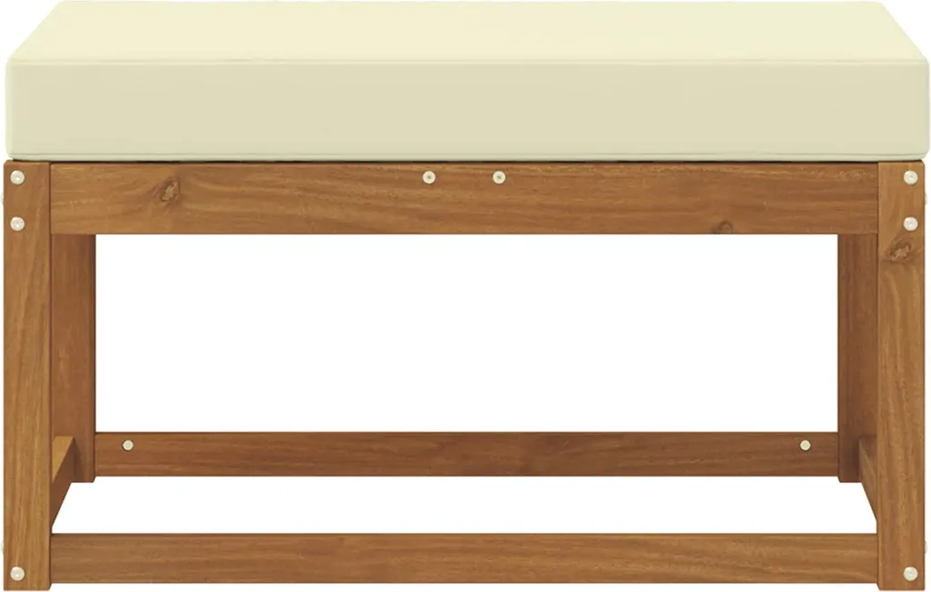 Sgabello Panca vidaXL in Acacia 79 cm - Arredo Naturale per Casa - 3