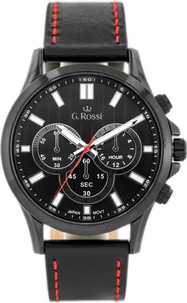 Montre G. Rossi 8071A1A3 - Montre bracelet homme en acier argenté chic
