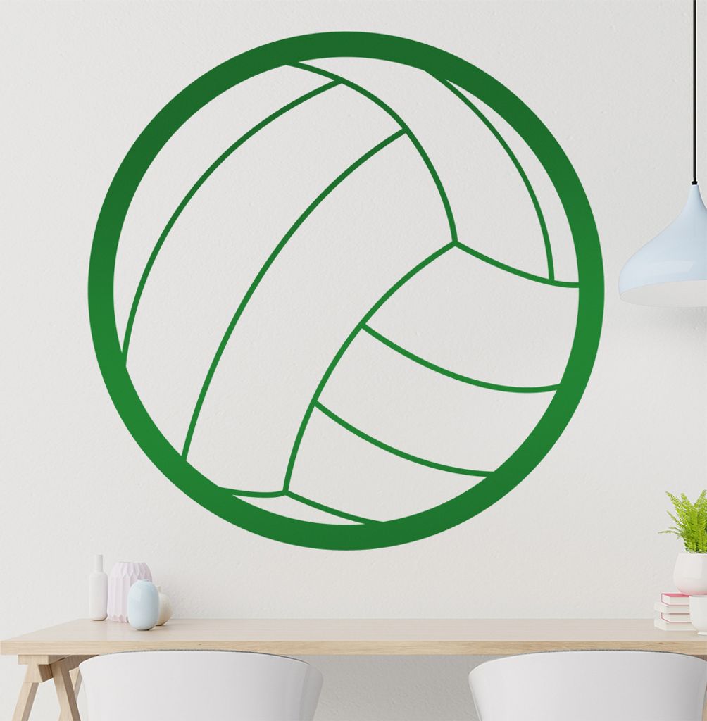 Handball Wandtattoo in 6 Größen - Wandaufkleber Wall Sticker - Dekoration, Küche, Wohnzimmer, Schlafzimmer, Badezimmer