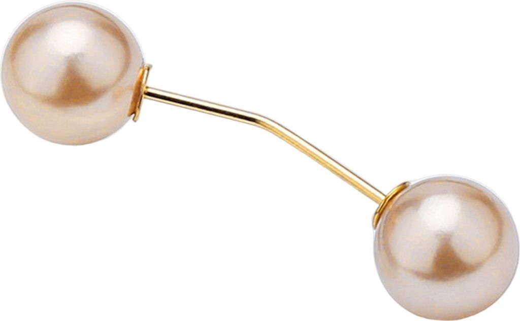 Kleidung Brosche Klassisch Einfach Anmutig Feine Verarbeitung Feste Kleidung Simulation Perle Pin für Dating-C
