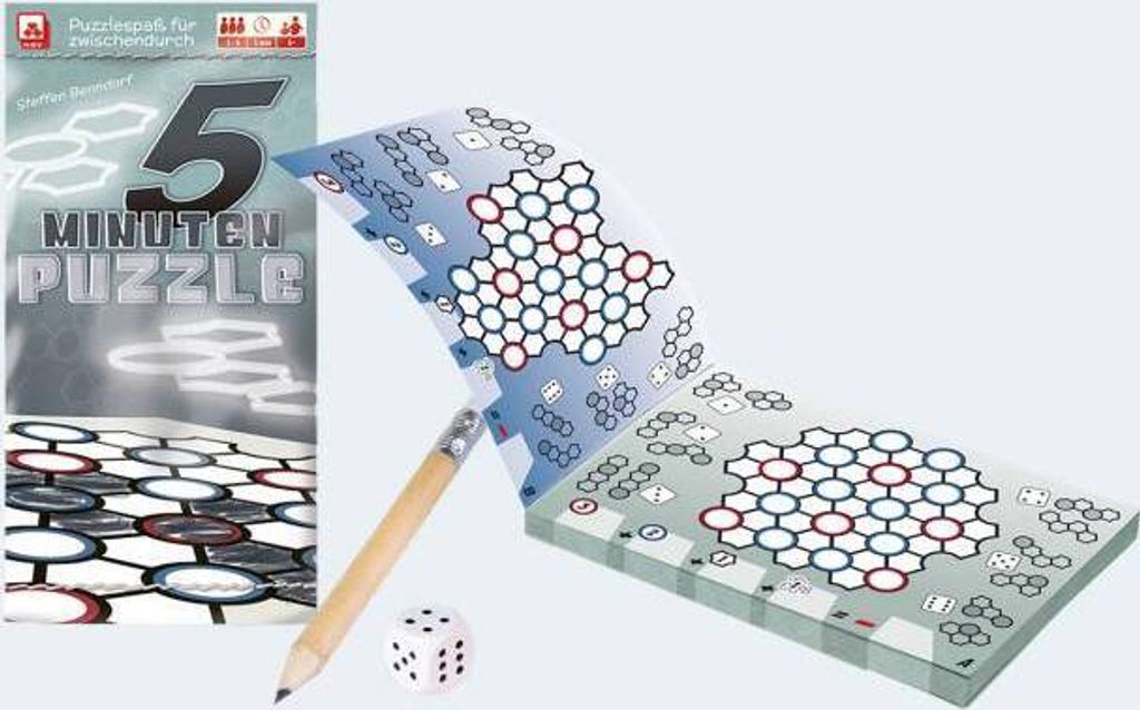 NSV - 3612 - MINNYS - 5 Minuten Puzzle - Kleines Würfelspiel - Plastikfrei