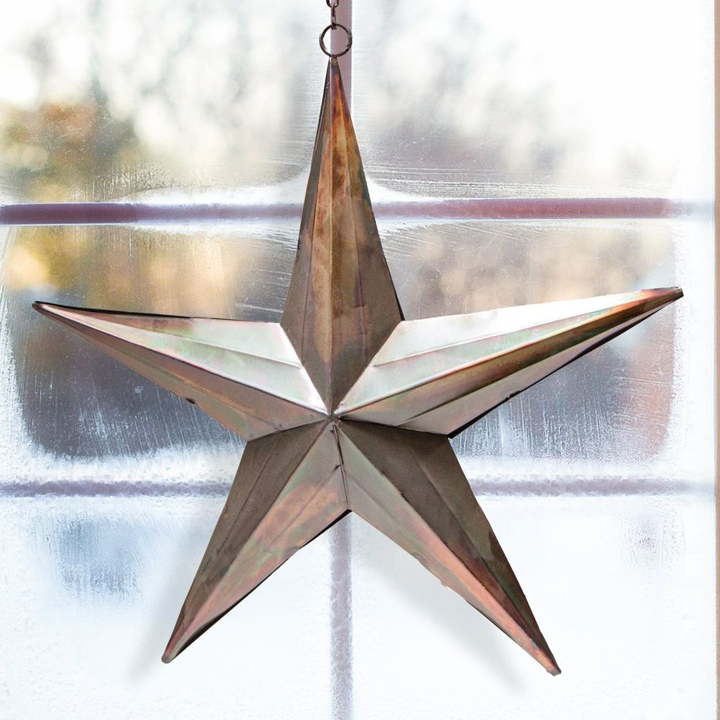 Weihnachtsstern, 3D, mittel, Weihnachten, | Eisen, Gold | Produktbild 