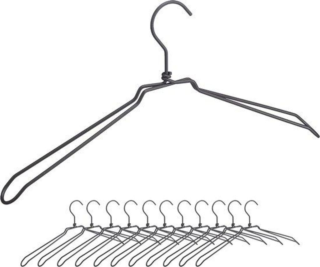 Famanu kledinghangers, 12 stuks, voor jassen en blouses - Productafbeelding 