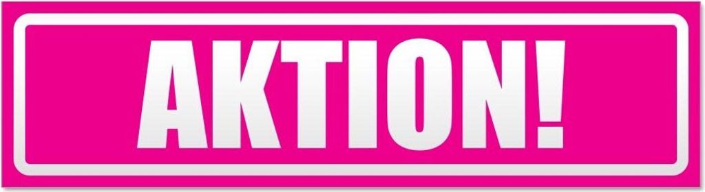 Kiwistar Aktion! Invertiert Magnetschild Schild magnetisch - 20cm Pink - Magnetfolie für Auto PKW Kfz