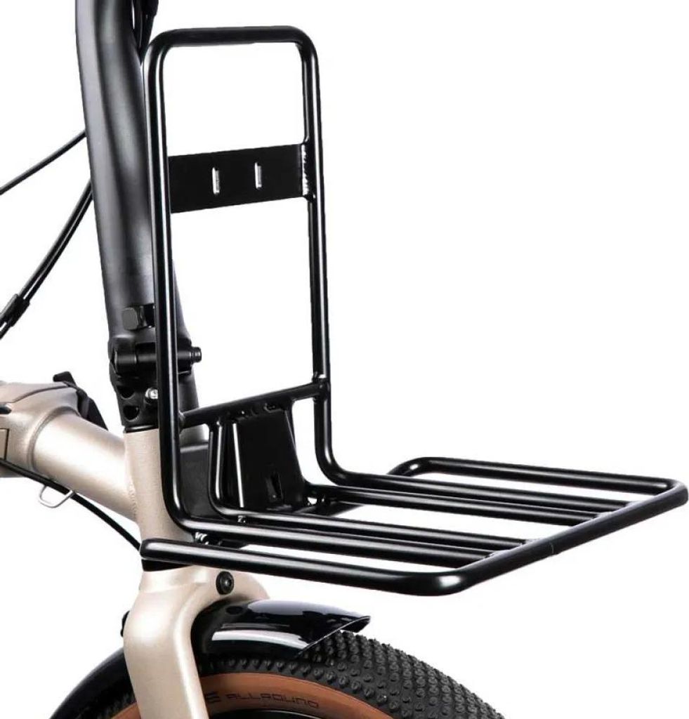 Fahrer Xl Brompton Frontgepäckträger Silber  Silber One Produktbild 