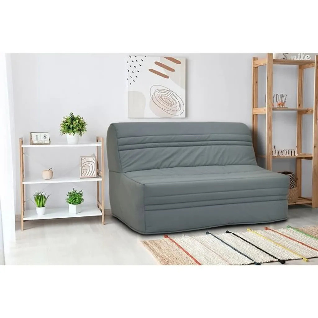 Lit d'appoint BZ Joe vert 143 cm : solution couchage pour studio ado - 2