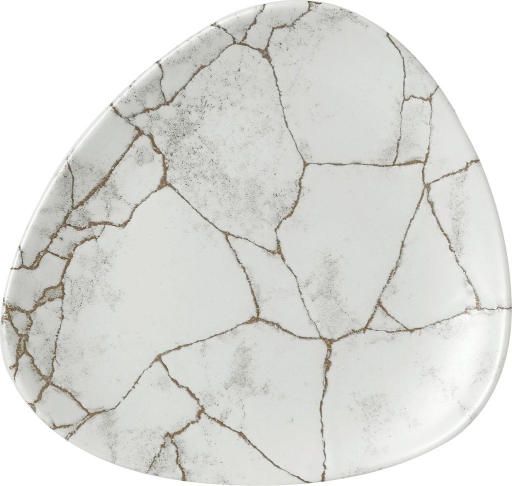 CHURCHILL Kintsugi Agate Grey Teller flach, ø: 192 mm