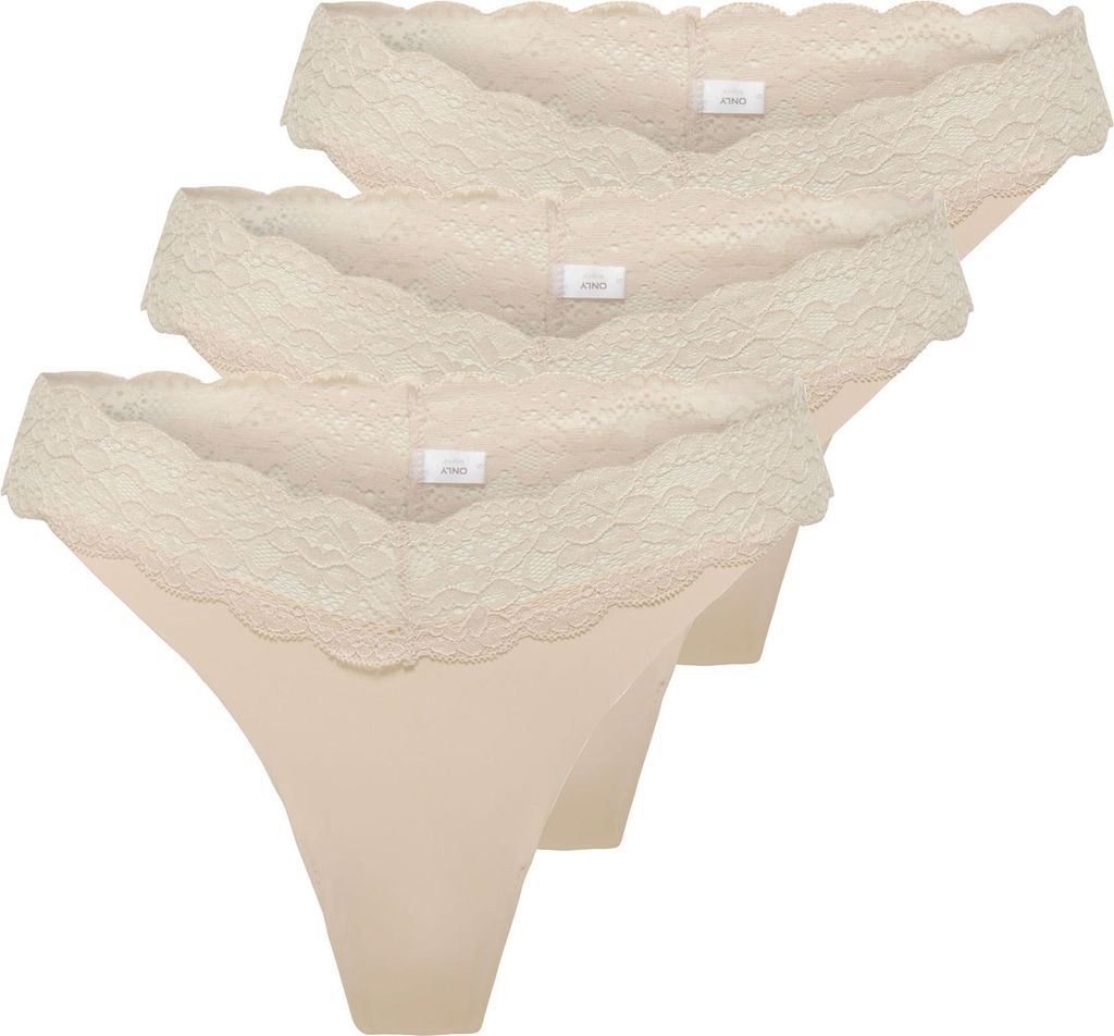 Only Chloe Lace String Damen (3er-Pack)