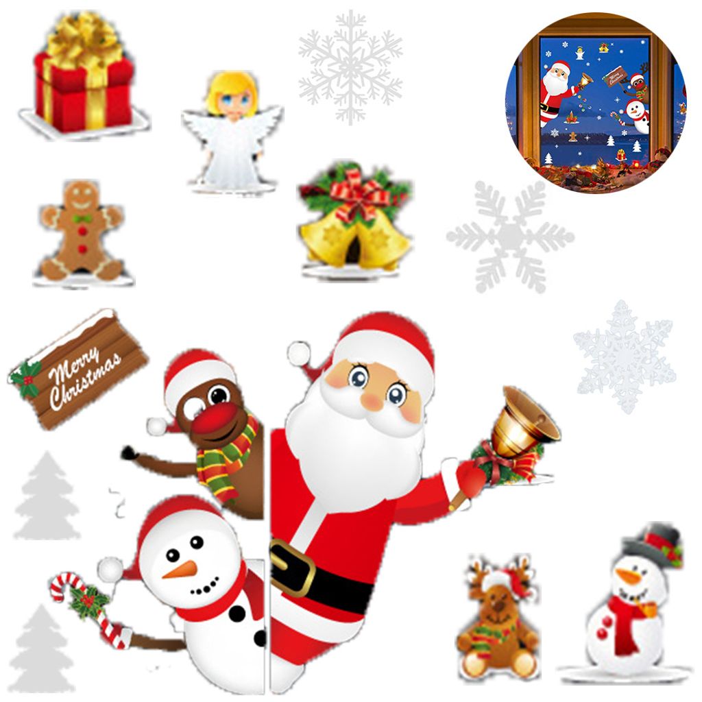 Fensterbilder Weihnachten Selbstklebend, 156 Stück Produktbild-Vorschau 11