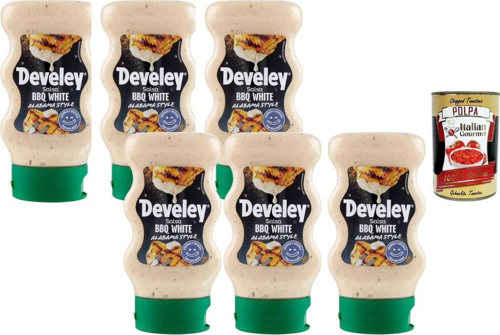 Italian Gourmet BBQ White Sauce Alabama Style 6×250 ml – Produktbild 