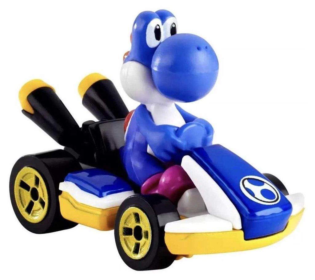 Mattel GRN23 - Hot Wheels - Mario Kart - Blue Yoshi mit Produktbild 