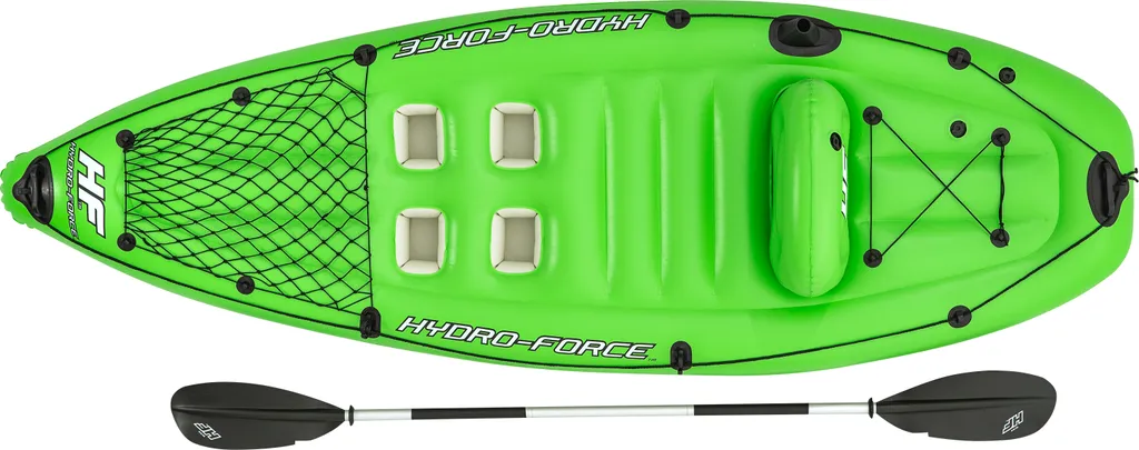 Bateau de pêche gonflable monoplace avec rames Hydro-Force 270cm