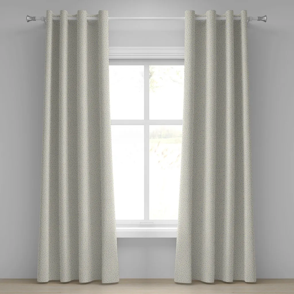 Tende Boho-Chic ABAKUHAUS 280x175 | Ispirazione Floreale Blu