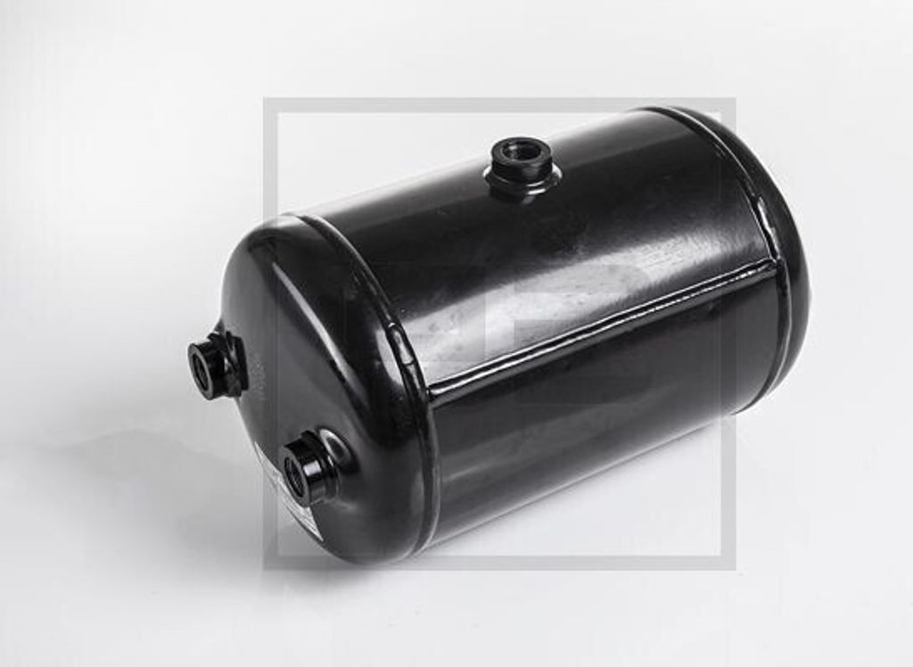 PETERS ENNEPETAL Luftbehälter Druckluftanlage 076.450-81A passend für MERCEDES-BENZ ACTROS 206mm 368mm 10L Stahl 4,66kg