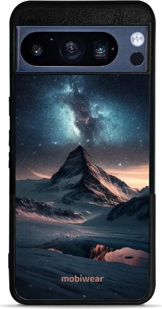 Handyhülle für Google Pixel 8 Pro, Mobiwear Glossy Case, Nachtberg