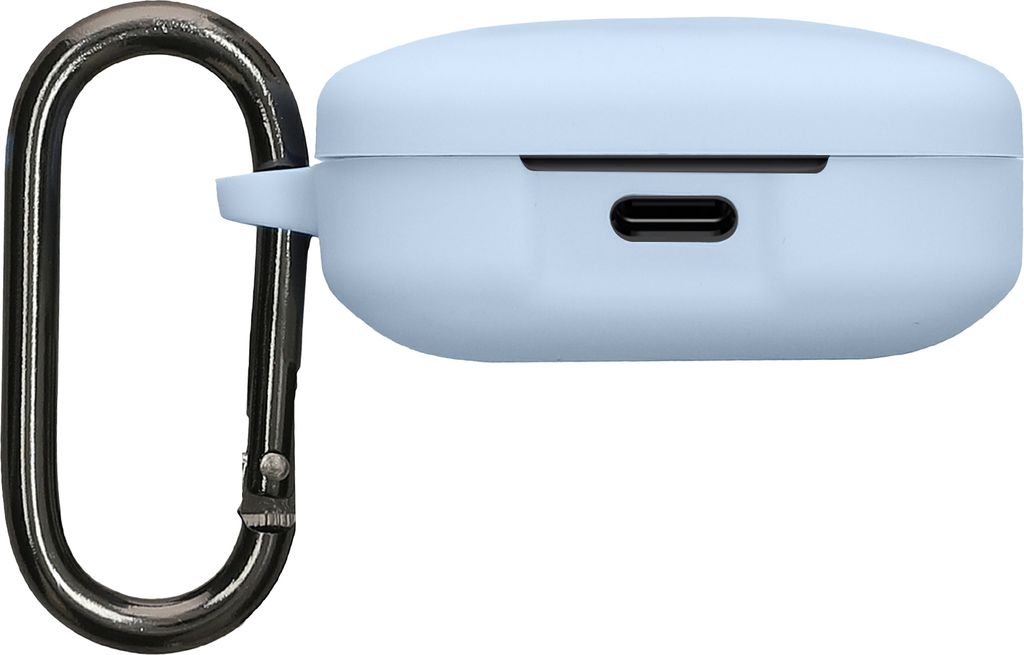 kwmobile Hülle kompatibel mit Xiaomi Redmi Buds 6 Active Kopfhörer - Silikon Schutzhülle Etui Case Cover Schoner in Hellblau