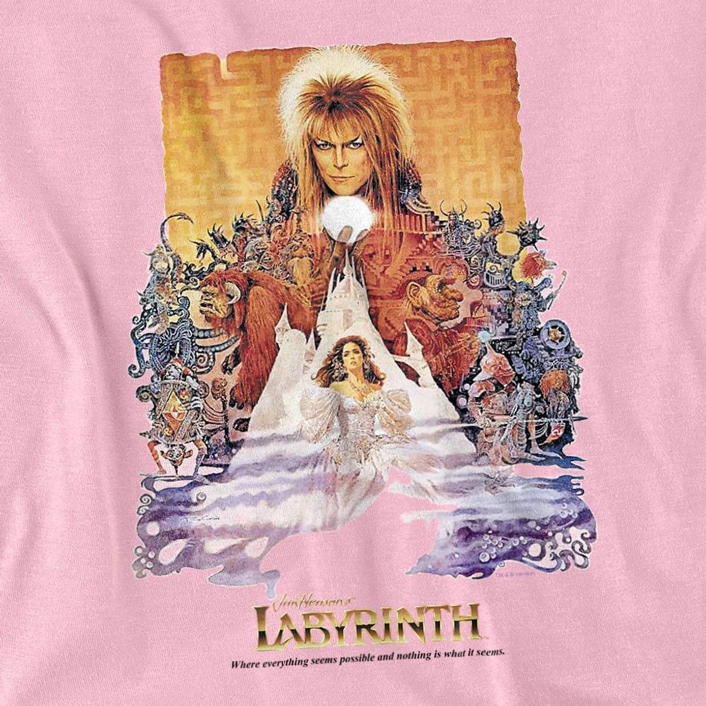 Labyrinth - T-Shirt für Herren/Damen Uni TV21777 (L) (Hellblau)