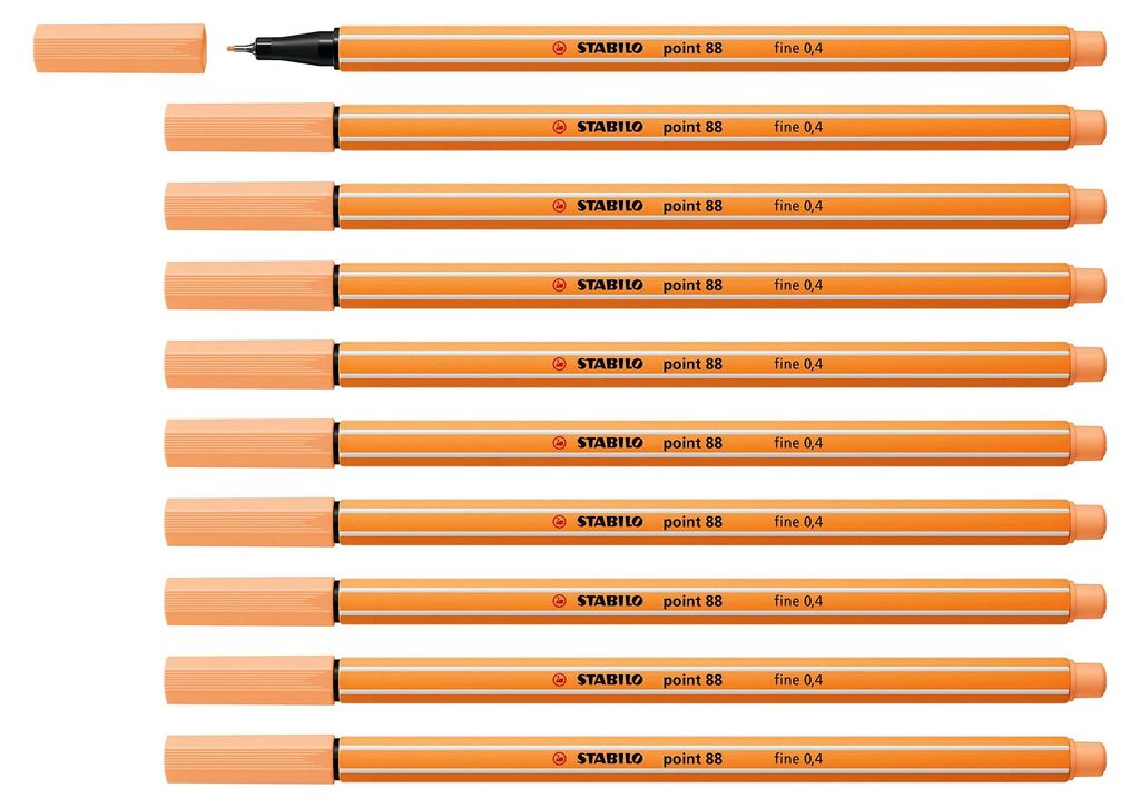 STABILO Fineliner point 88 10er Set verschiedene Farben