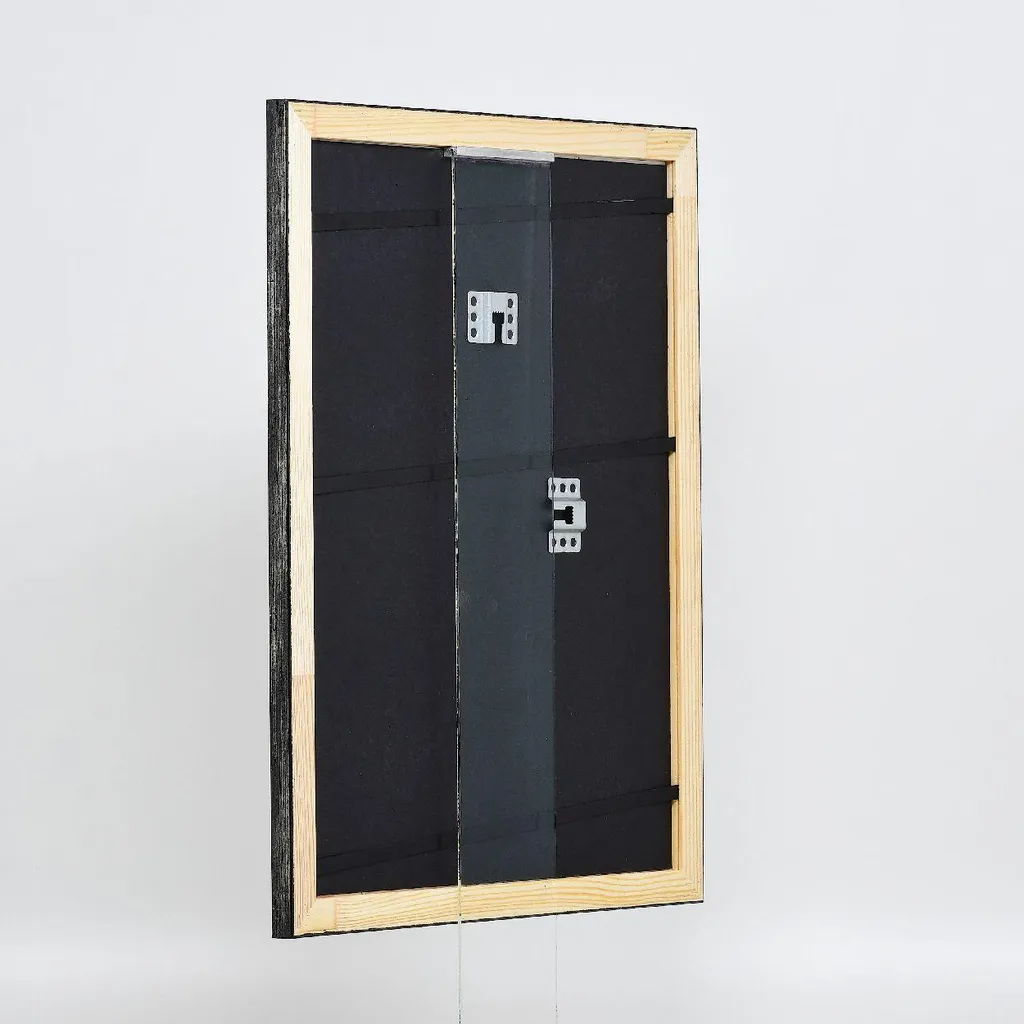 Cornice Argento 10,5x14,8 cm Legno Effect con Vetro Anti-Riflesso - 14