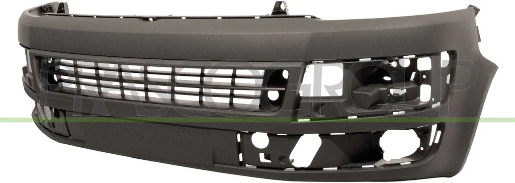 Pare-chocs Avant PRASCO VG9191001 pour VW T5 - OE 7E0807217B9B9 Noir