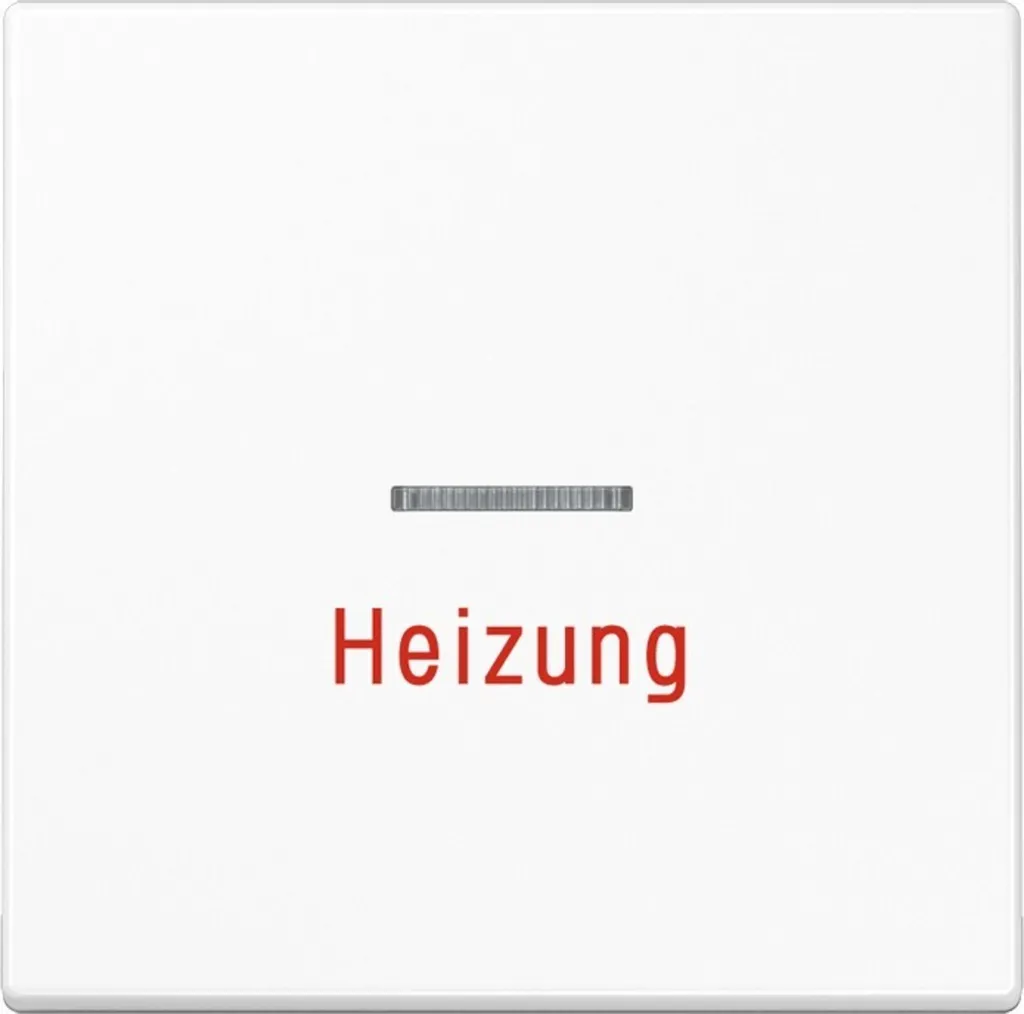 Bascule pour thermostat Jung LS 990 H WW Blanc Alpin Chauffage/Non