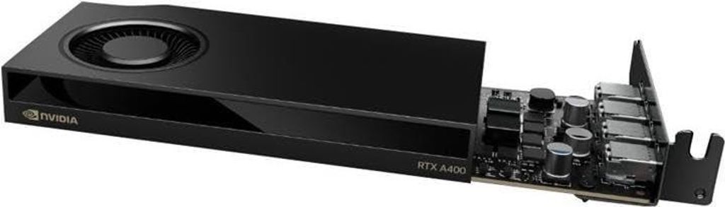 NVIDIA RTX A400 - Grafikkarten - RTX A400 - 4 GB GDDR6 - PCIe 4.0 x8 - 4 x Mini DisplayPort