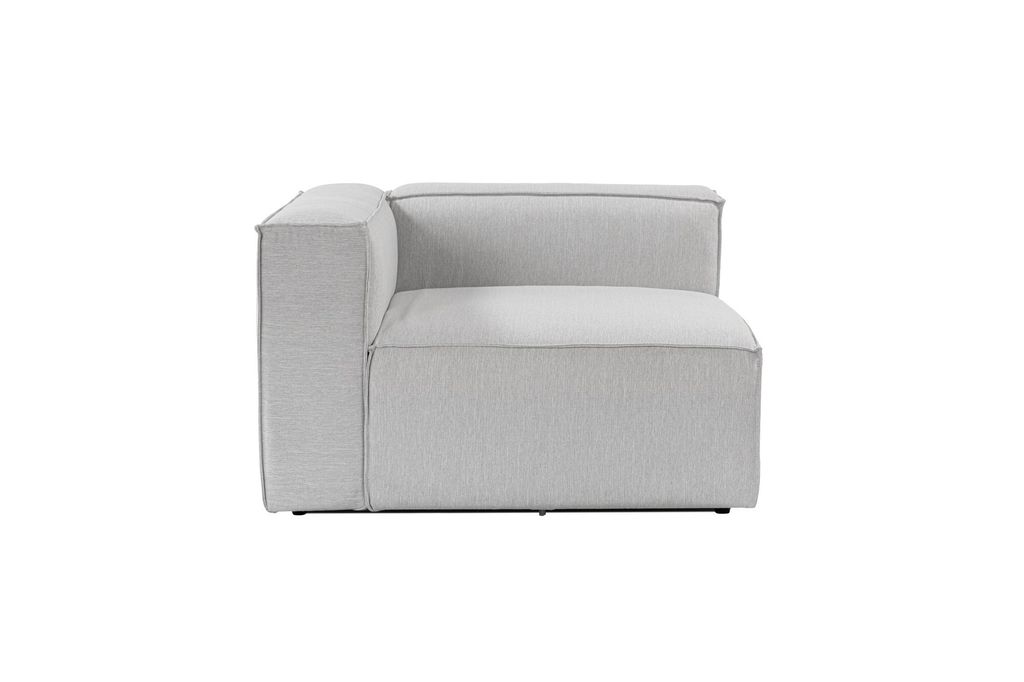 Hanah Home, Fora L1 - Light Grey, 1-Sitzer-Sofa, Hellgrau, 80 x 80 x 66 cm