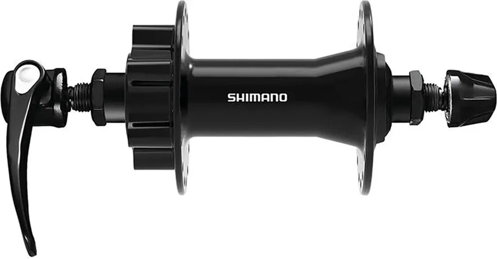 Moyeu de Roue Avant Shimano Cues HB-QB500 Disque 6 Trous Noir 9x100mm