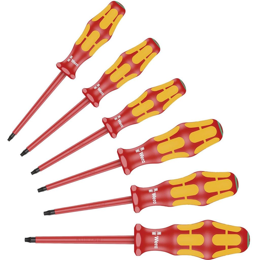 Jeu de tournevis VDE 6 pièces Torx 167 i/6 Wera | Image du produit 