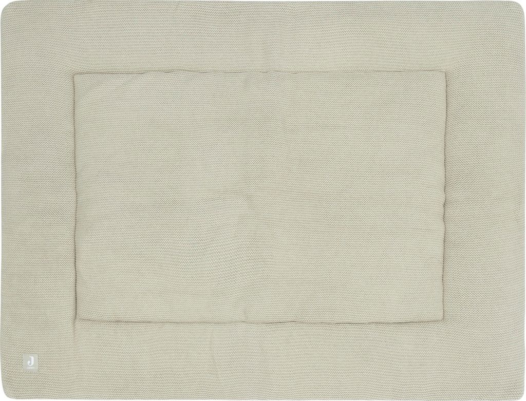 Jollein Basic Knit Laufstallteppich - 75 x 95 cm - Olive Green | Babymatte