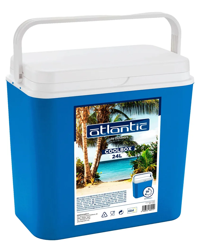 Glacière de camping 24 litres portable avec isolation thermique active