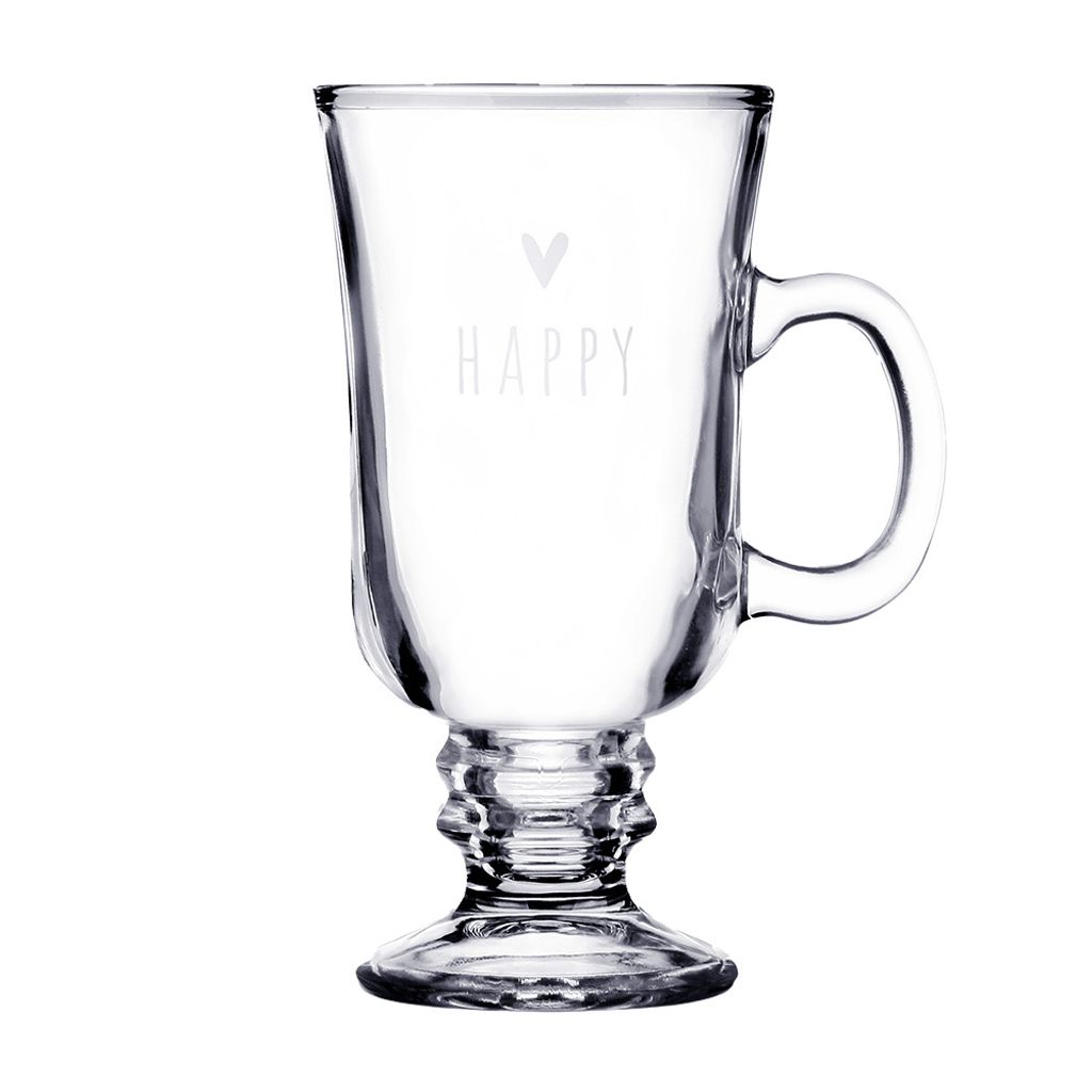 Clayre & Eef Teeglas 200 ml Glas Herz Produktbild 