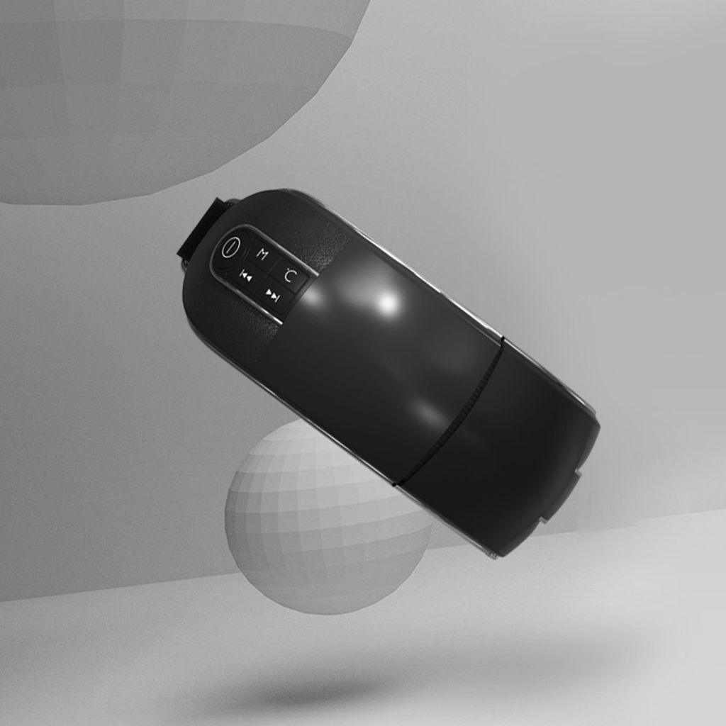 Hi5 BlackTech Augenmassagegerät gegen müde Augen Akupunktur Faltbar