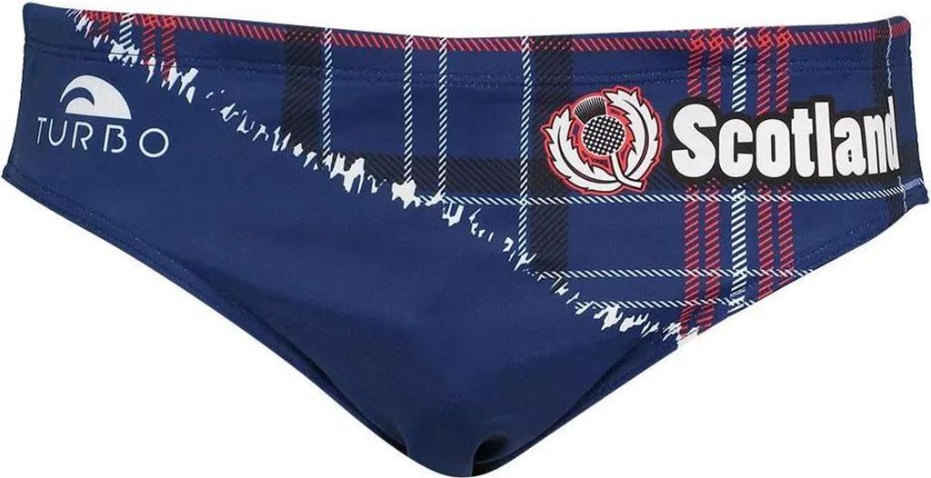 Turbo Broken Scotland Badeslip Blau 5XL Herren Blau 5XL