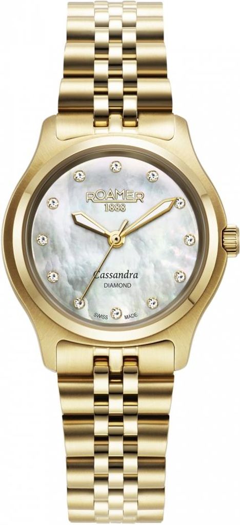 Damenarmbanduhr ROAMER 626847 48 89 20 klassisch goldfarben